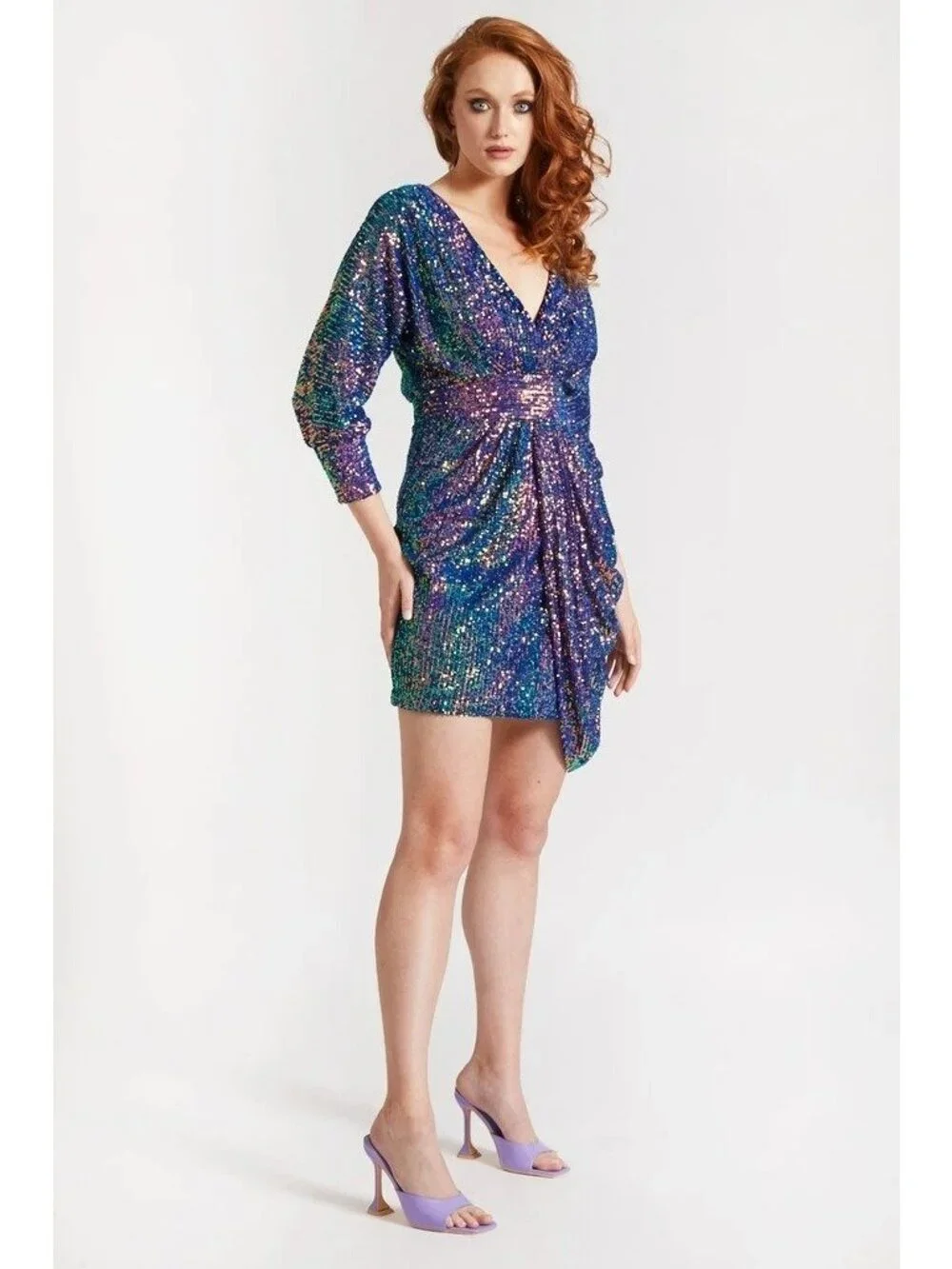ONE 33 SOCIAL The Scarlett Sequin Cocktail Dress Size 0 XS - New with Tags - Picture 2 of 7